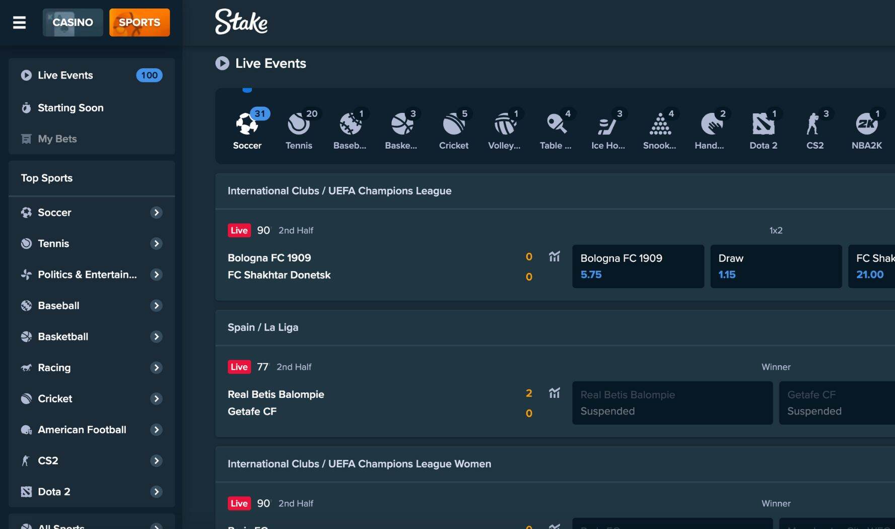 Stake Nigeria betting instruction