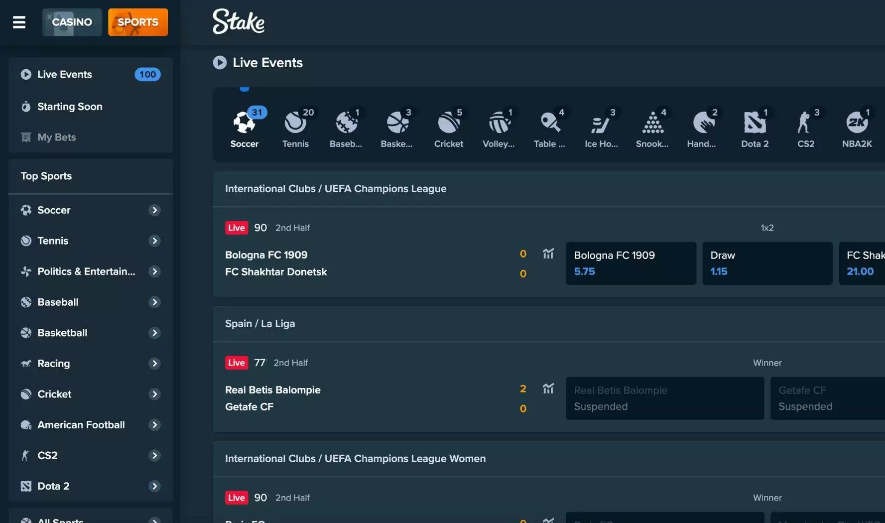 Stake Nigeria betting instruction